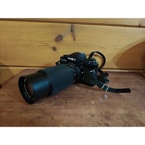 Minolta X-570 35mm Camera With 80-205mm Lens, untested As-is For Parts